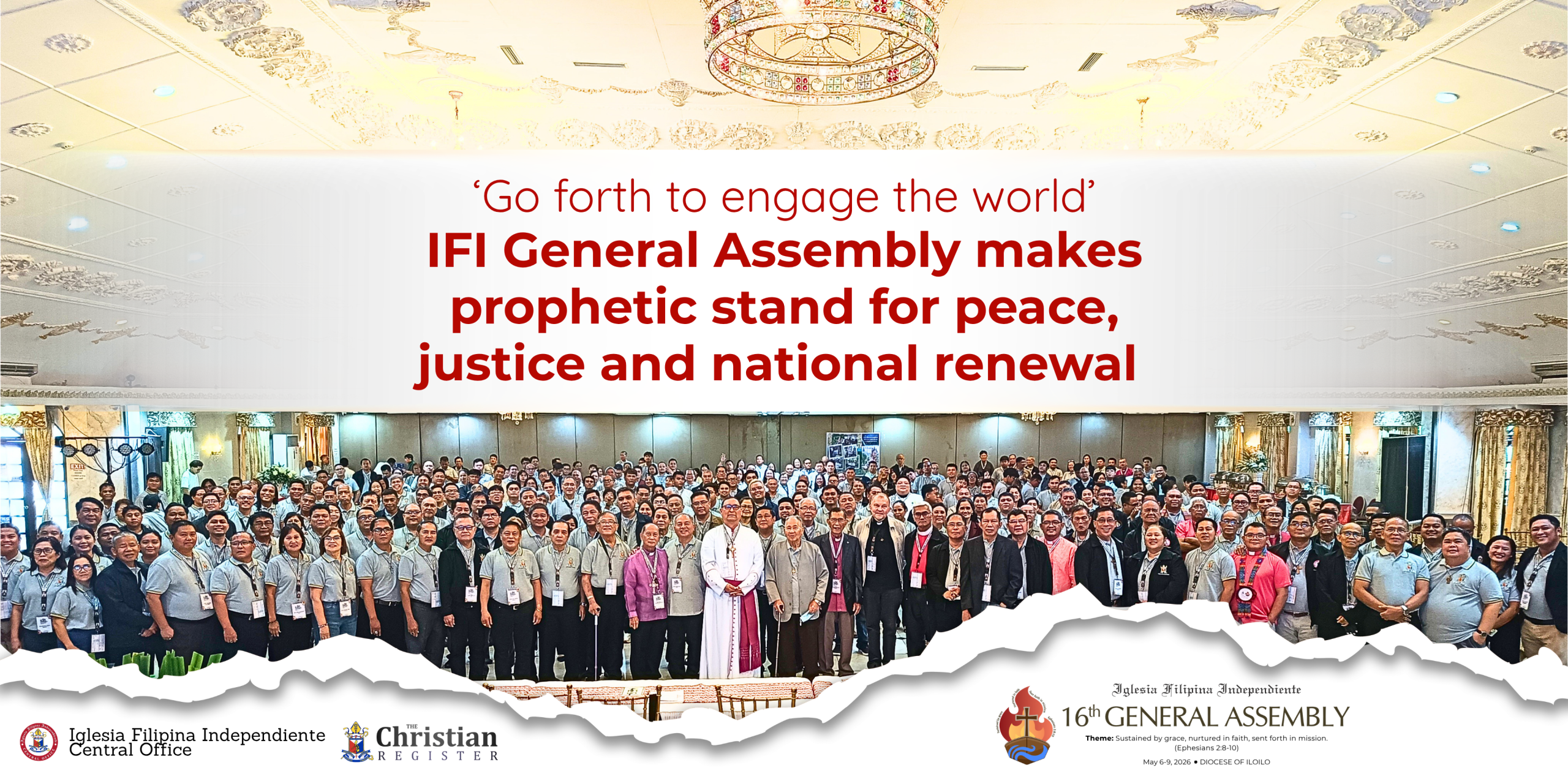‘𝗚O FORTH TO ENGAGE THE WORLD’ | IFI General Assembly makes Prophetic Stand for Peace, Justice and National Renewal